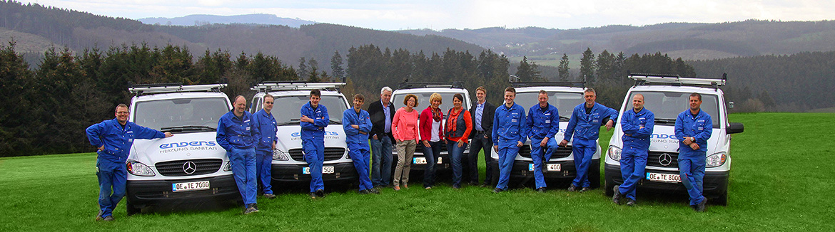 Unser Team - Enders Heizung Sanitär GmbH & Co. KG in Olpe